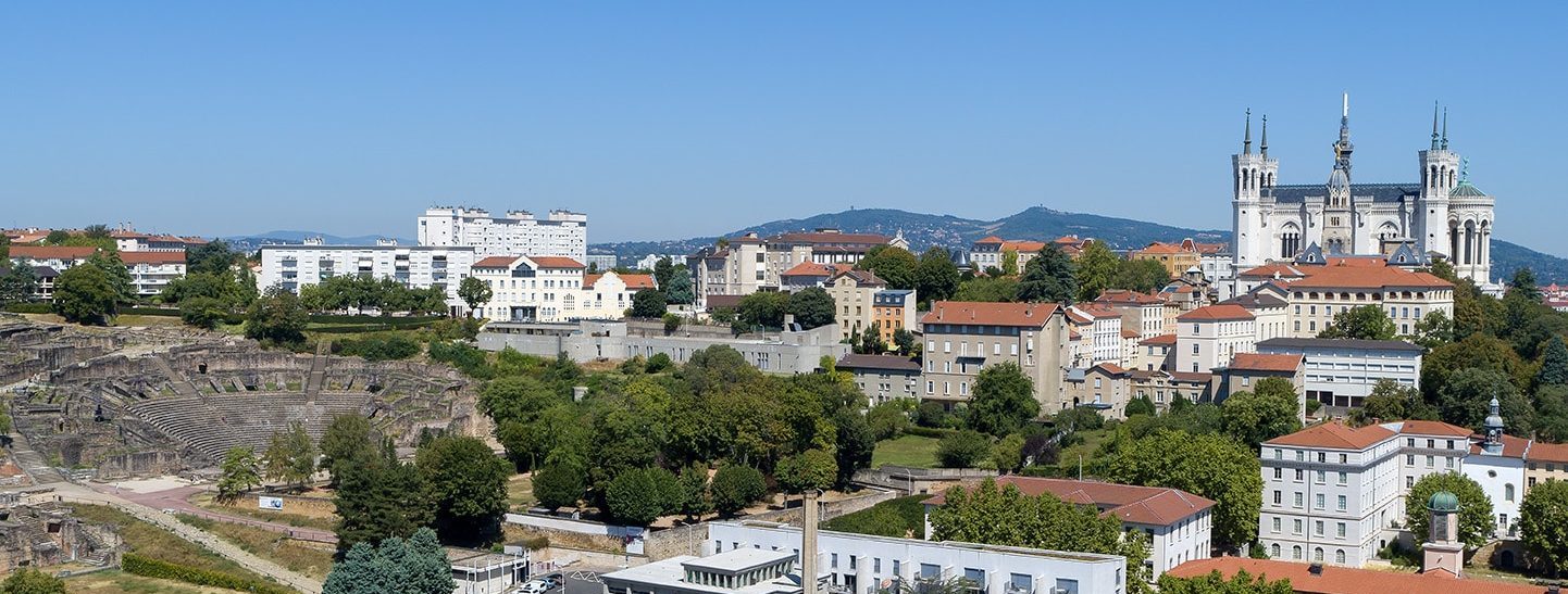 Lyon Fourvière vue aerienne chaufferie