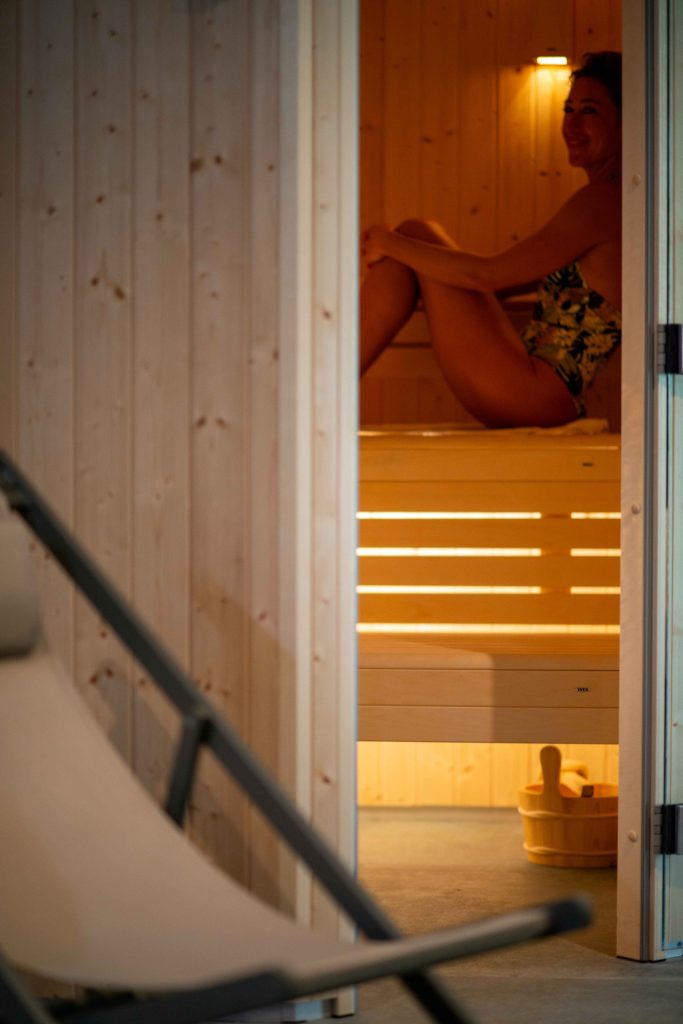 Le sauna de la maison Welcome