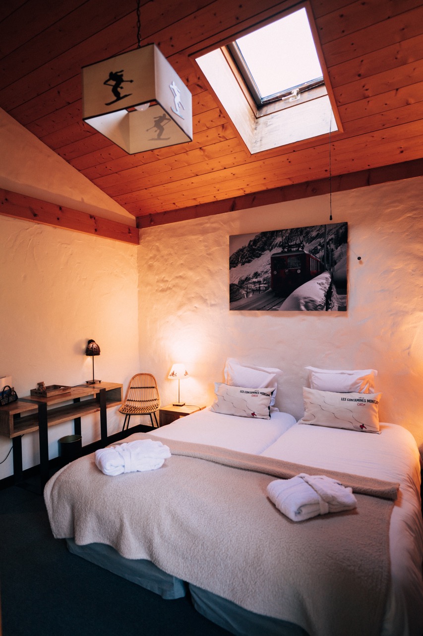 Chalet hotel Gai soleil chambre double