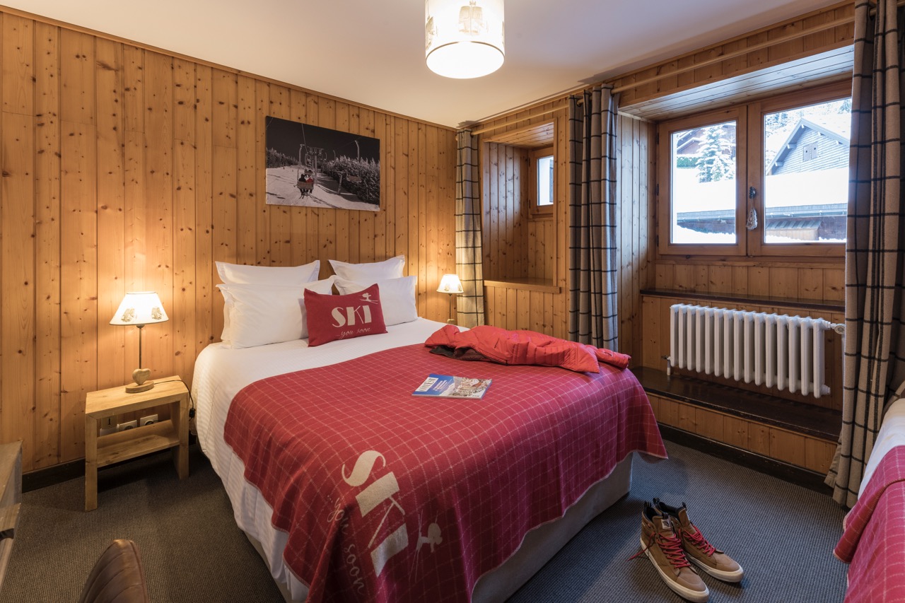 Gai Soleil chambre double hôtel séminaires contamines