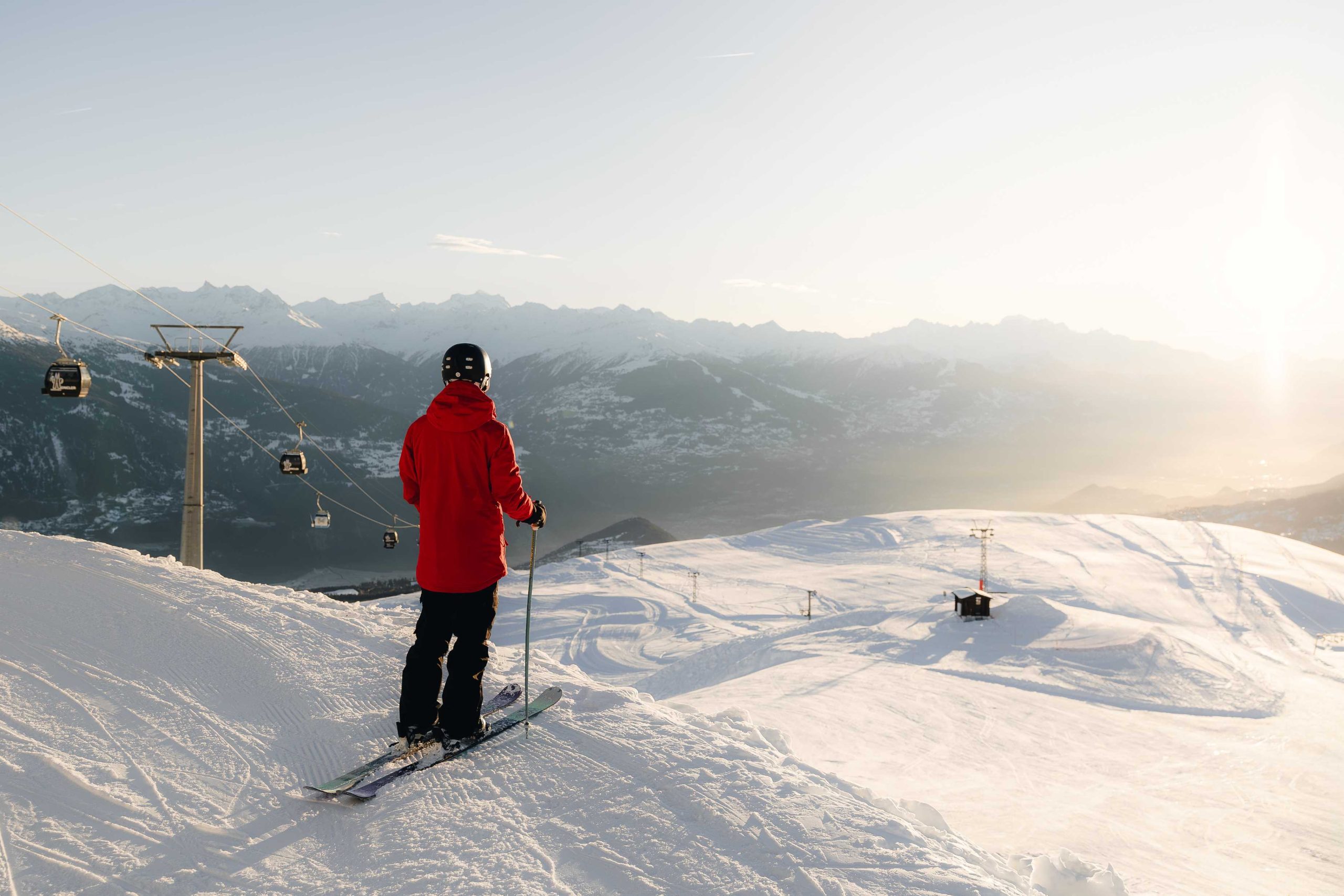 Crans-Montana en hiver ski