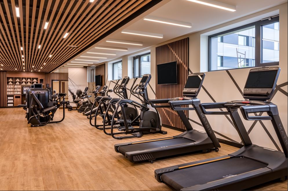 Marriott Geneva salle fitness hôtel bien-être équipements sportifs