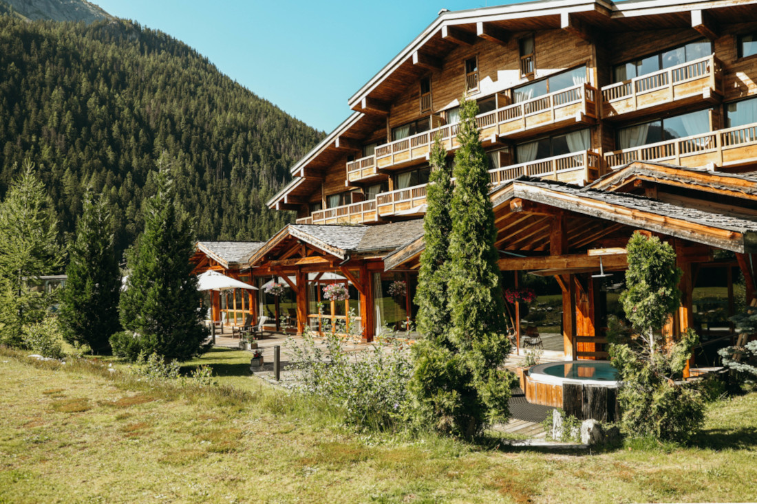 jardin Grands Montets Hôtel Chamonix