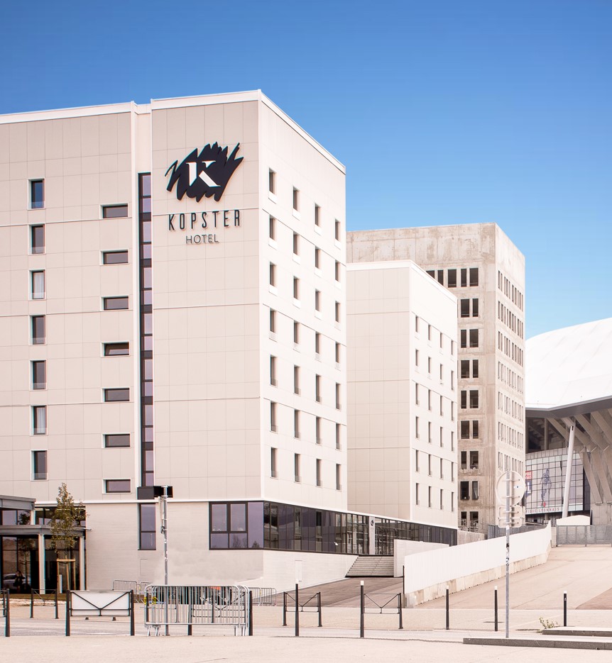 Kopster hôtel décines stade lyon OL Groupama