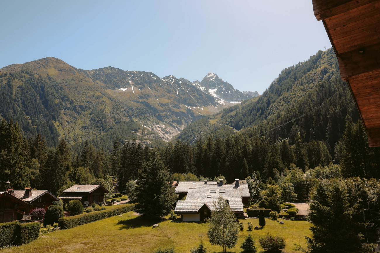 Vue Chardonnet depuis Grands Montets Hôtel Chamonix