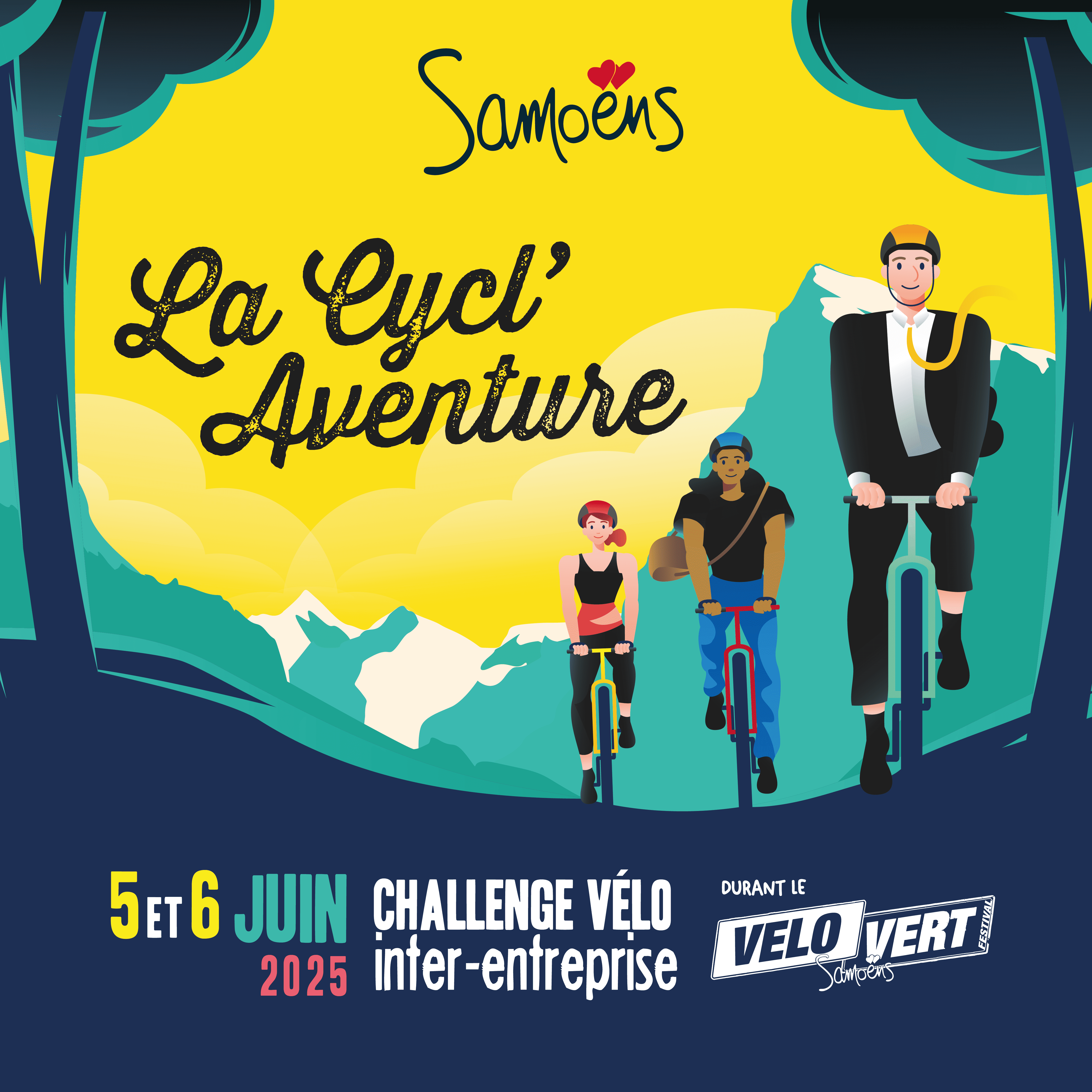 Samoëns vous dévoile Cyclaventure, son challenge vélo inter-entreprises.