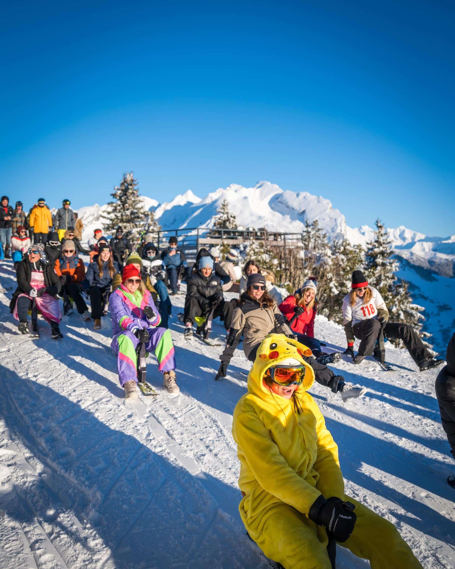 activité extérieur neige la clusaz