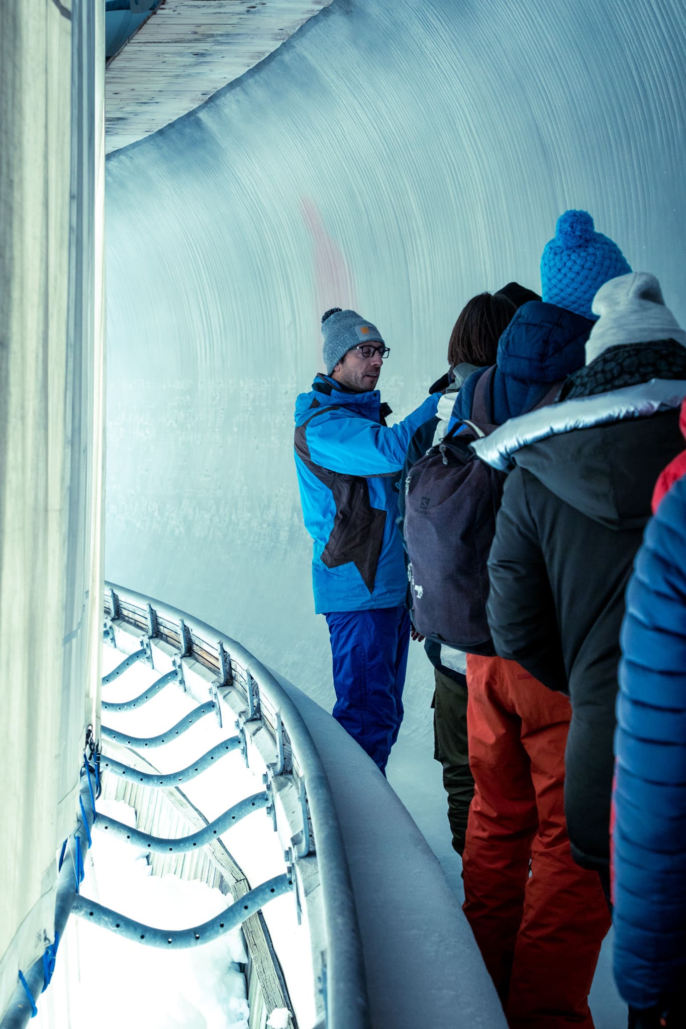 trackwalk brienfing bobsleigh initiation